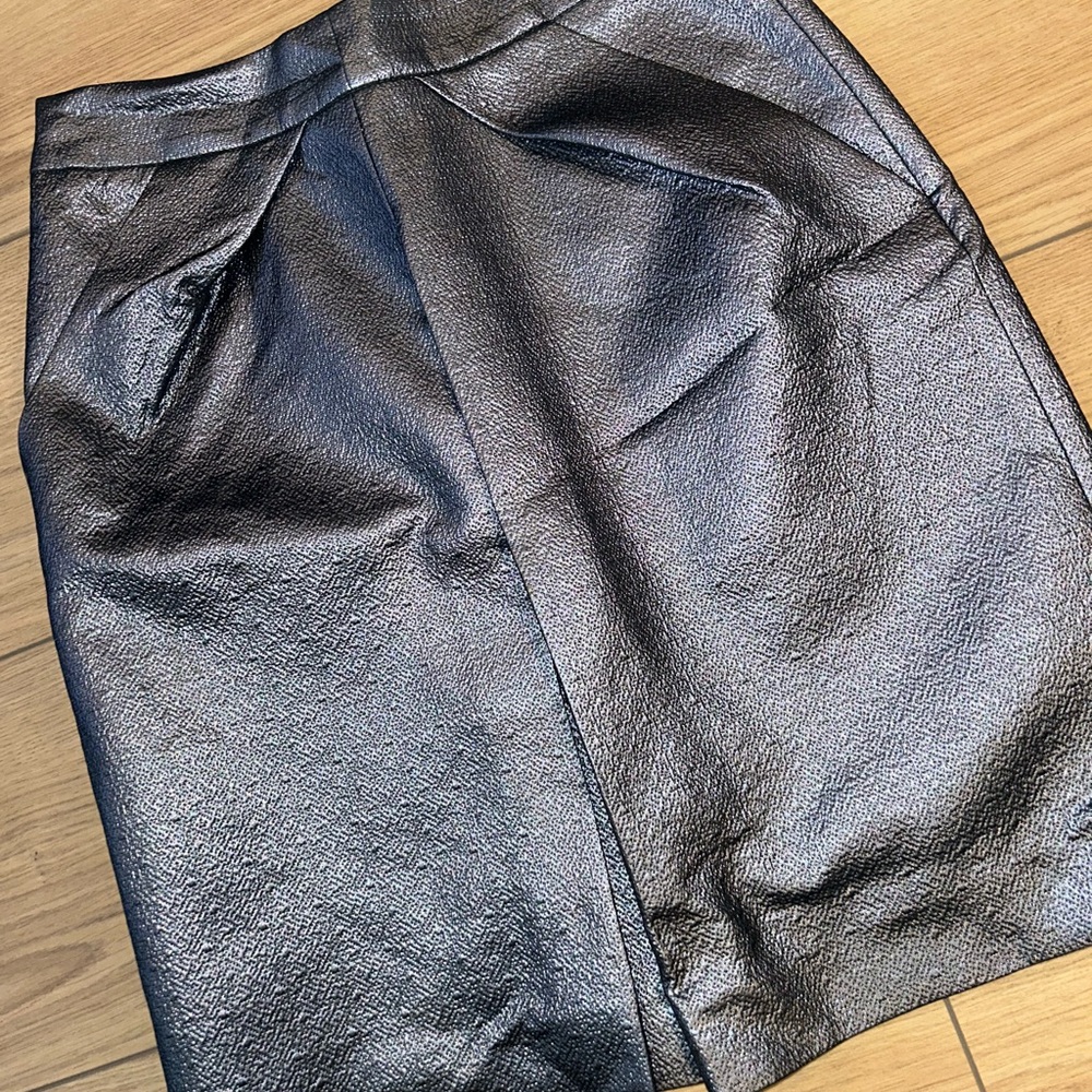 HUGO BOSS Gray Asymmetrical Pencil Skirt